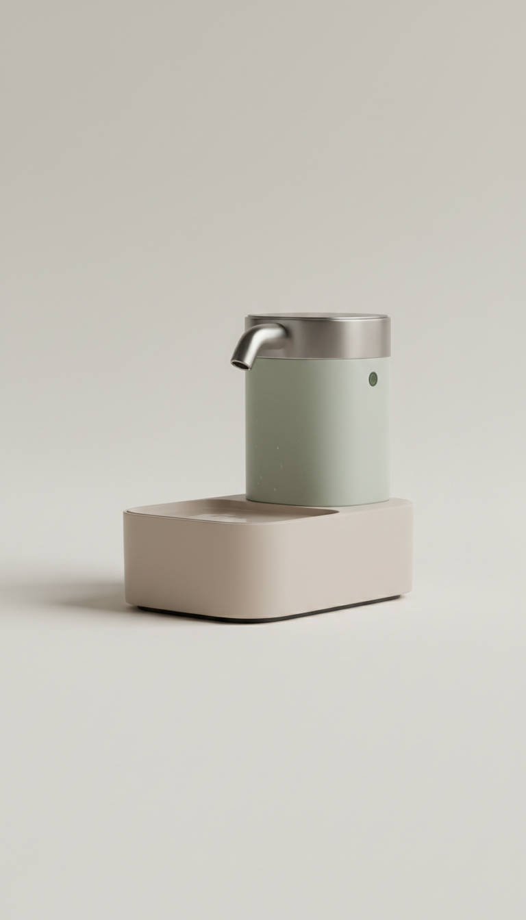 Sleek Pet Water Fountain with Quiet Flow