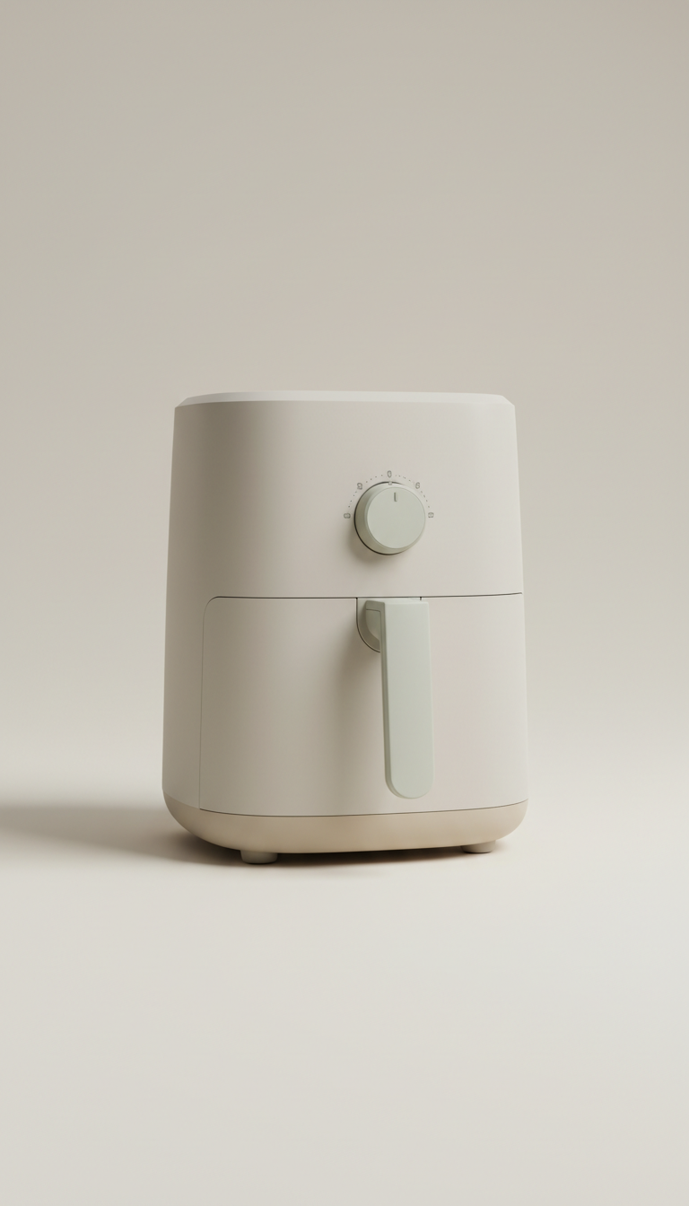 Minimalist Air Fryer with Touch Controls