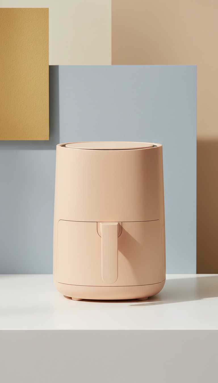 Air Fryer in Peach Biscuit Finish